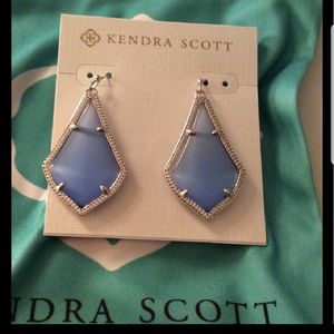 NWT Periwinkle Kendra Scott Alex's in silver